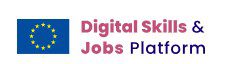 Screenshot of the Digital Skills and Jobs Platform showing digital skills training, job opportunities, and learning resources.